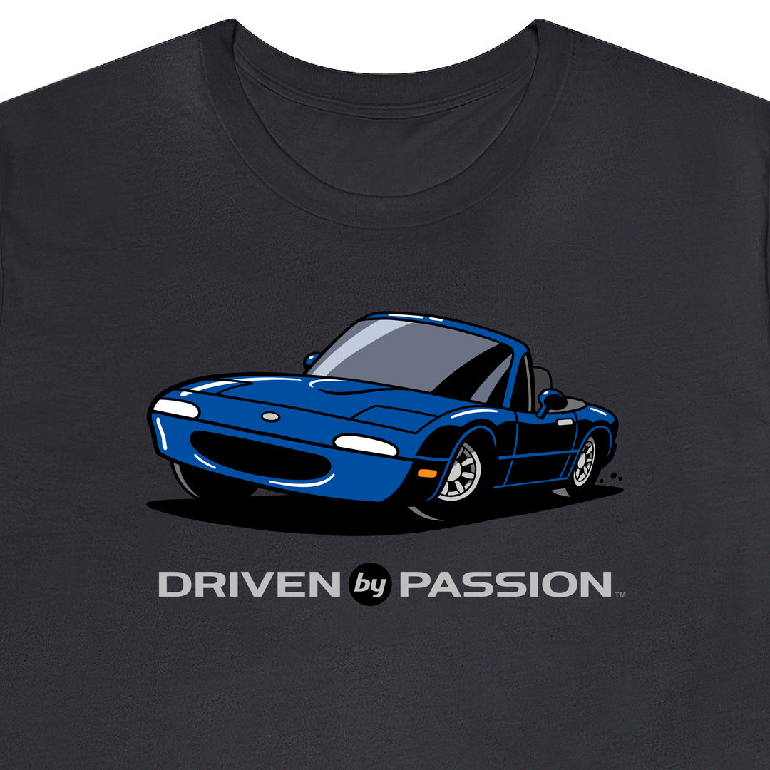 Dark Blue over Black NA Miata T-Shirt