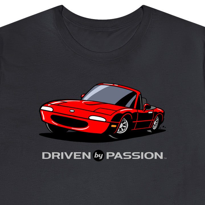 Red over Black NA Miata T-Shirt