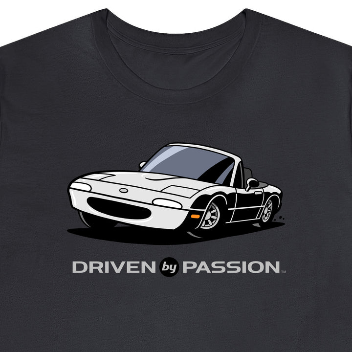 White over Black NA Miata T-Shirt