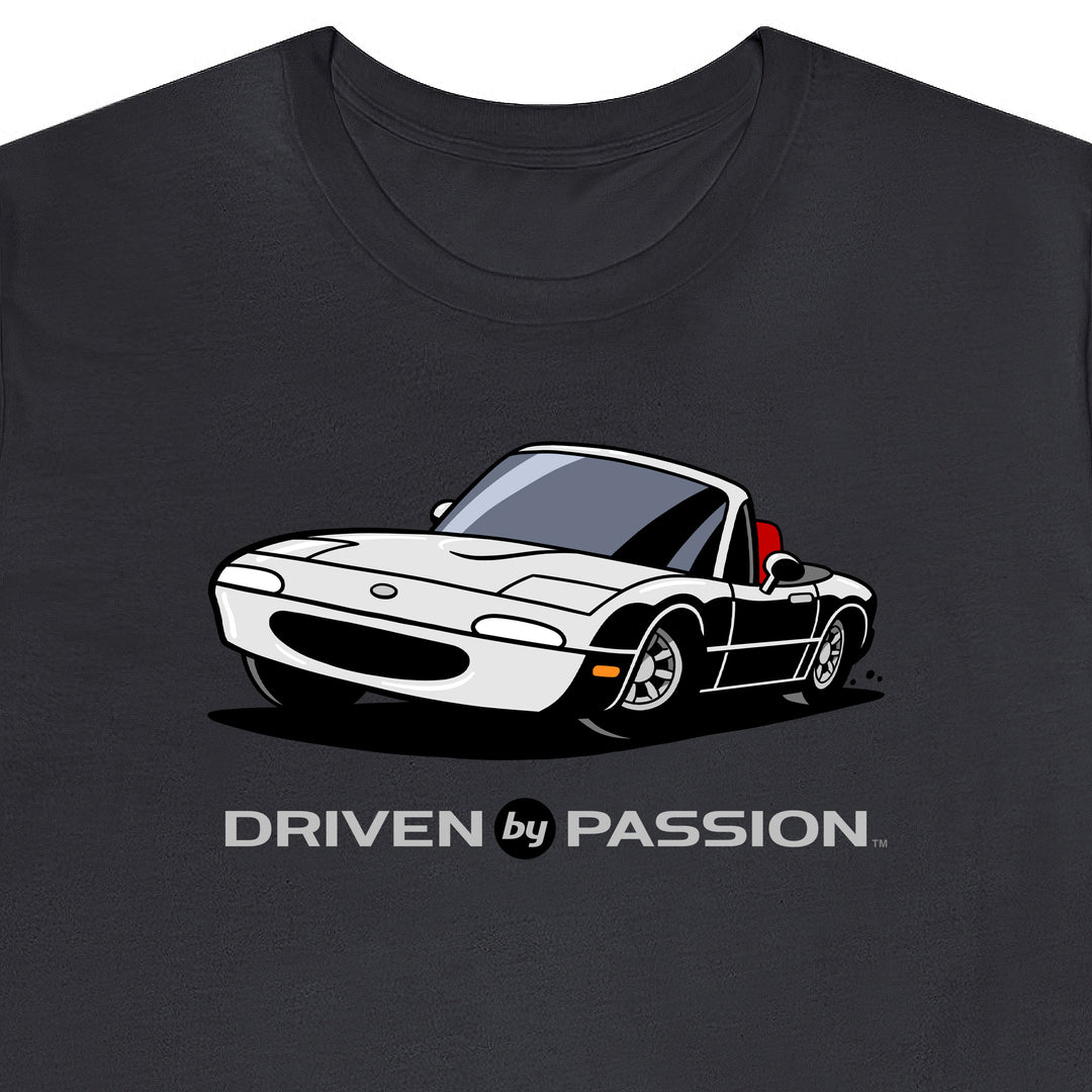 White over Red NA Miata T-Shirt