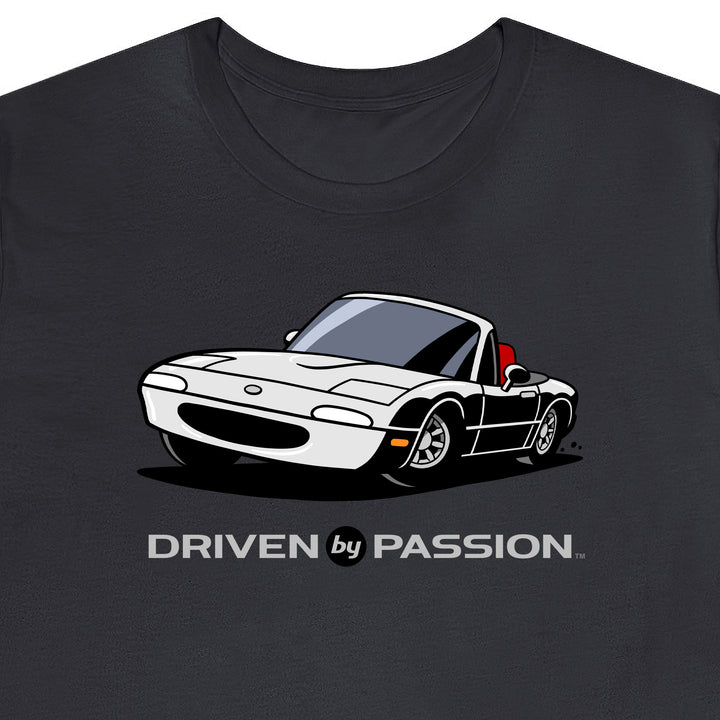 White over Red NA Miata T-Shirt