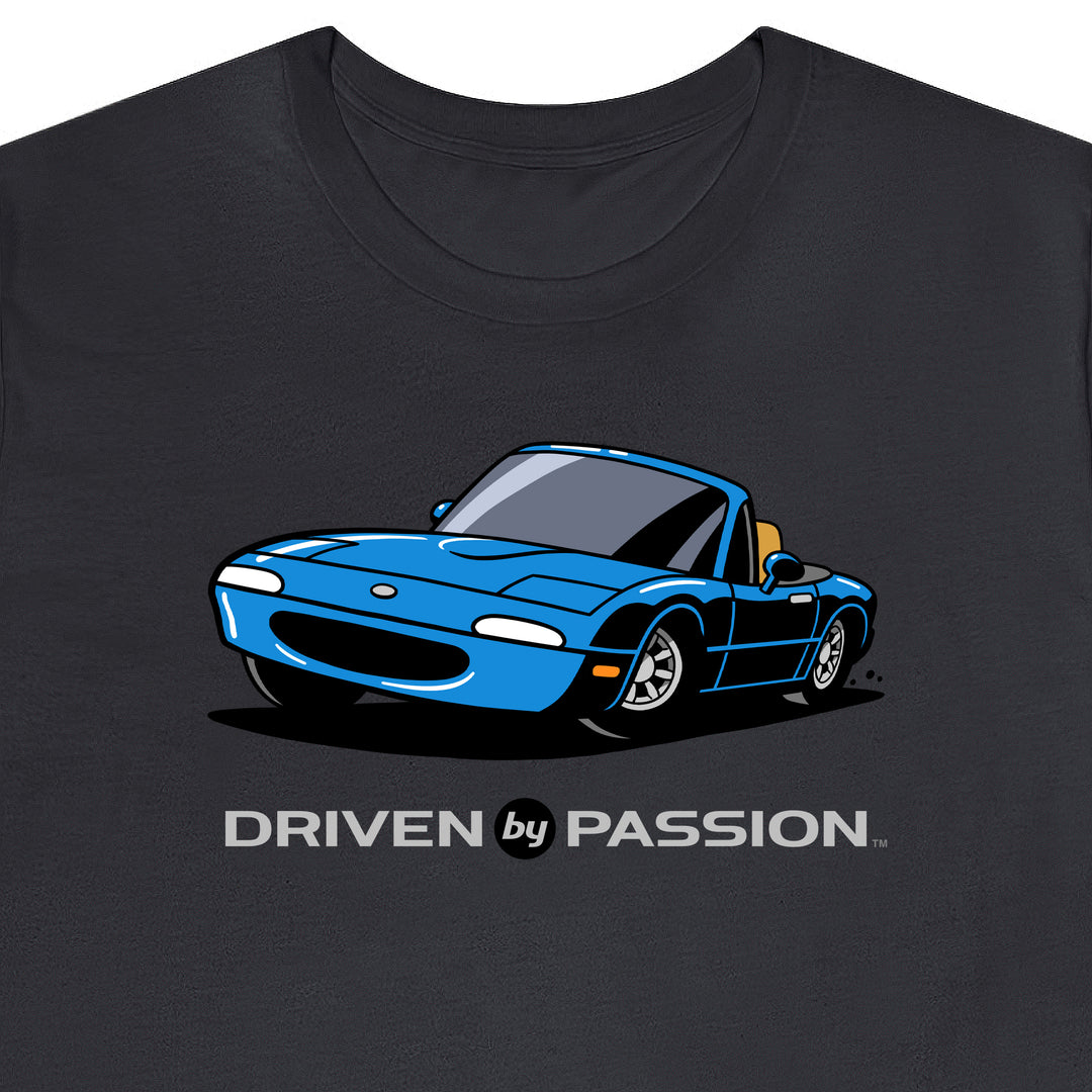 Blue over Tan NA Miata T-Shirt