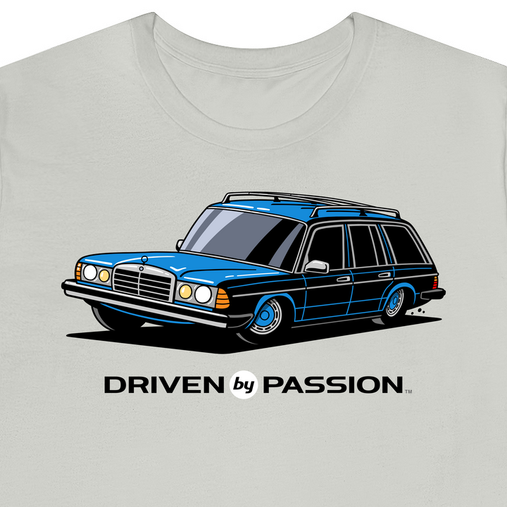 Blue S123 Wagon (Hubcap Wheels) T-Shirt