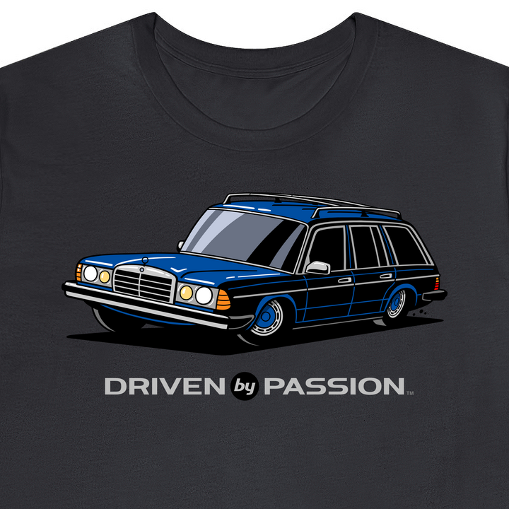 Dark Blue S123 Wagon (Hubcap Wheels) T-Shirt