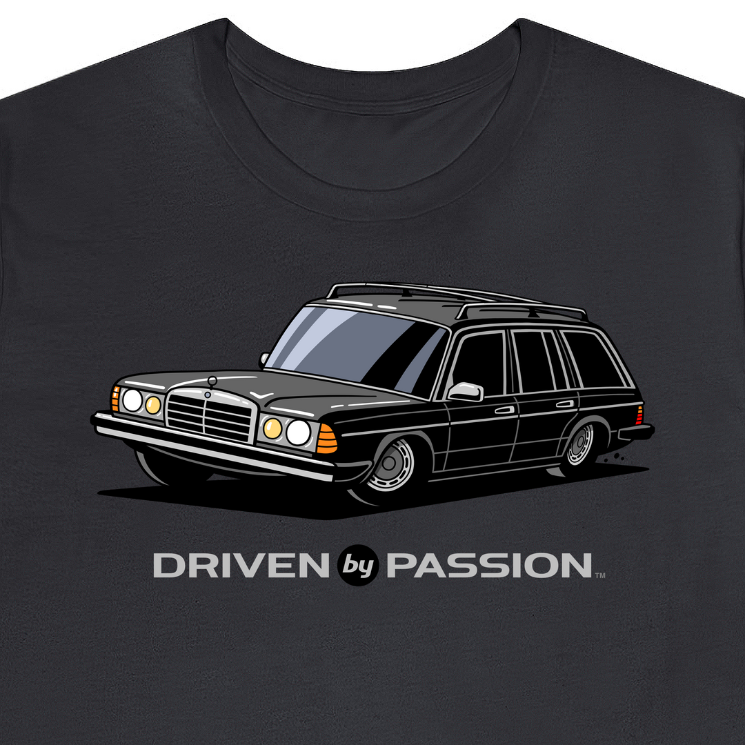 Dark Gray S123 Wagon (Hubcap Wheels) T-Shirt