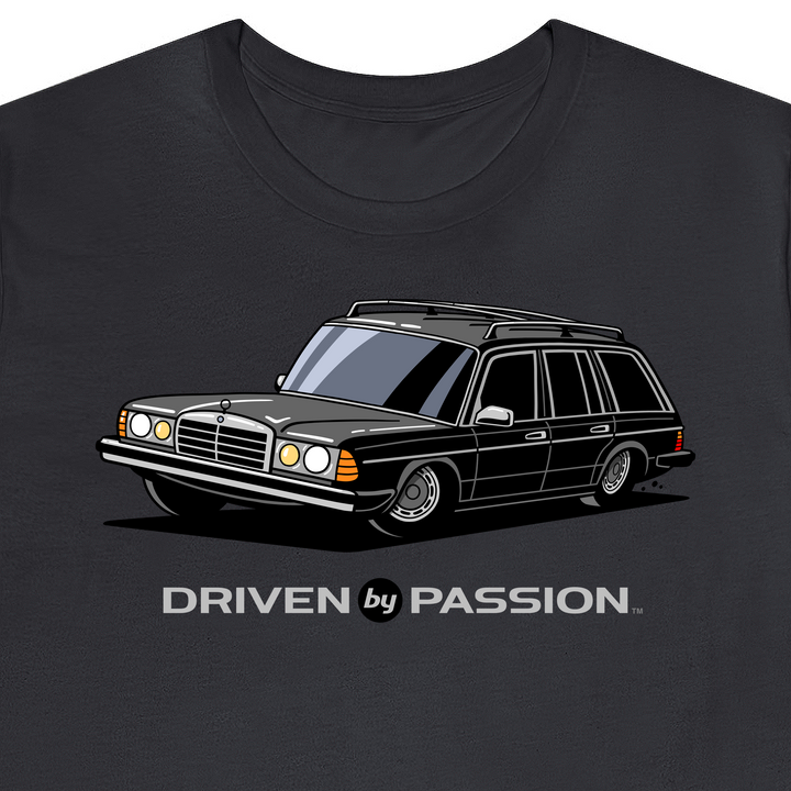 Dark Gray S123 Wagon (Hubcap Wheels) T-Shirt