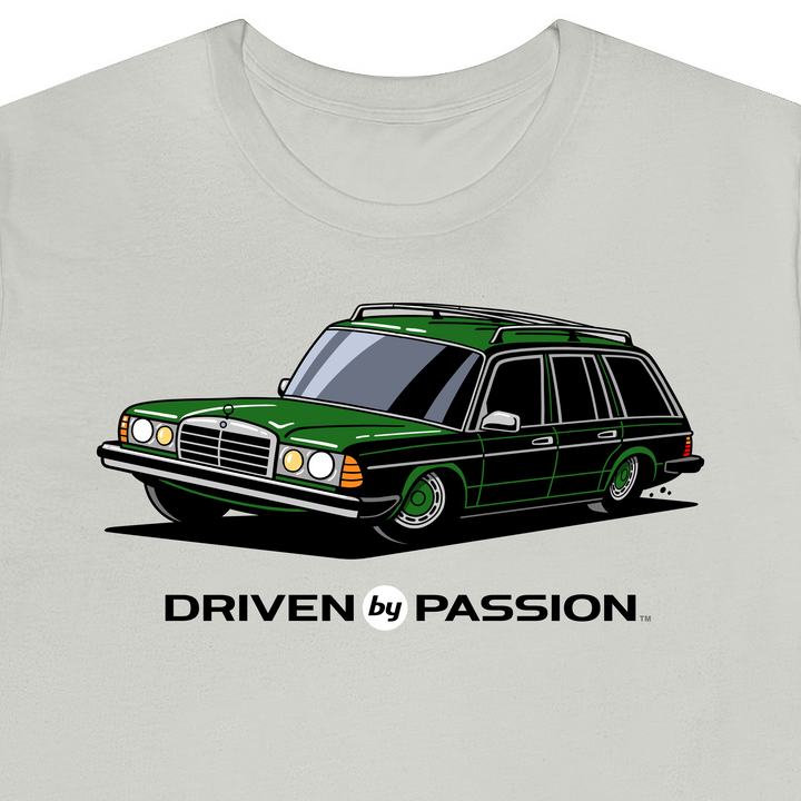 Dark Green S123 Wagon (Hubcap Wheels) T-Shirt
