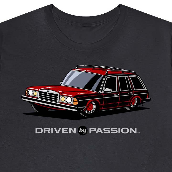 Dark Red S123 Wagon (Hubcap Wheels) T-Shirt