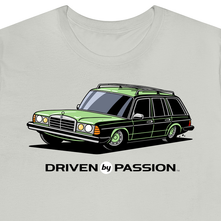Light Green S123 Wagon (Hubcap Wheels) T-Shirt
