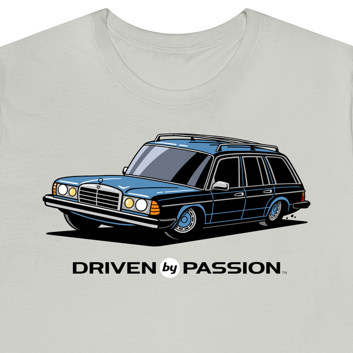 Silver-Blue T123 Wagon (Hubcap Wheels) T-Shirt