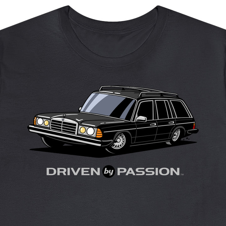 Black S123 Wagon (Bundt Wheels) T-Shirt