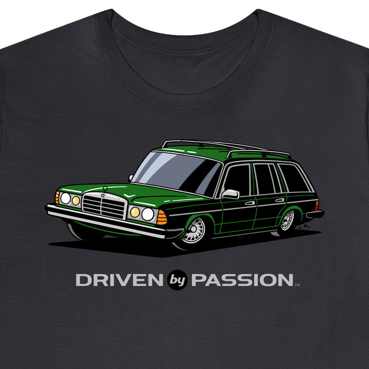 Dark Green S123 Wagon (Bundt Wheels) T-Shirt