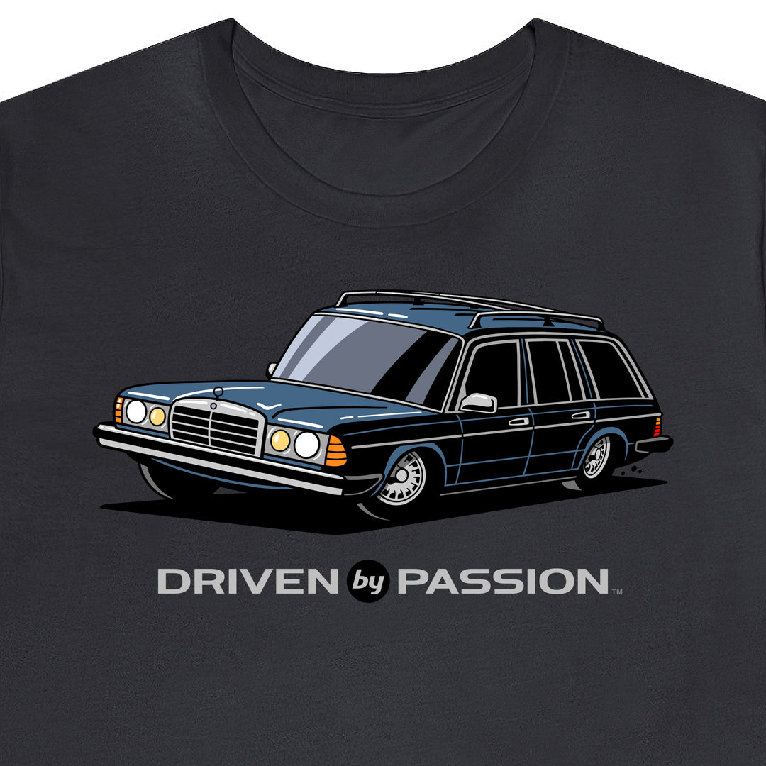 Dark Silver-Blue S123 Wagon (Bundt Wheels) T-Shirt