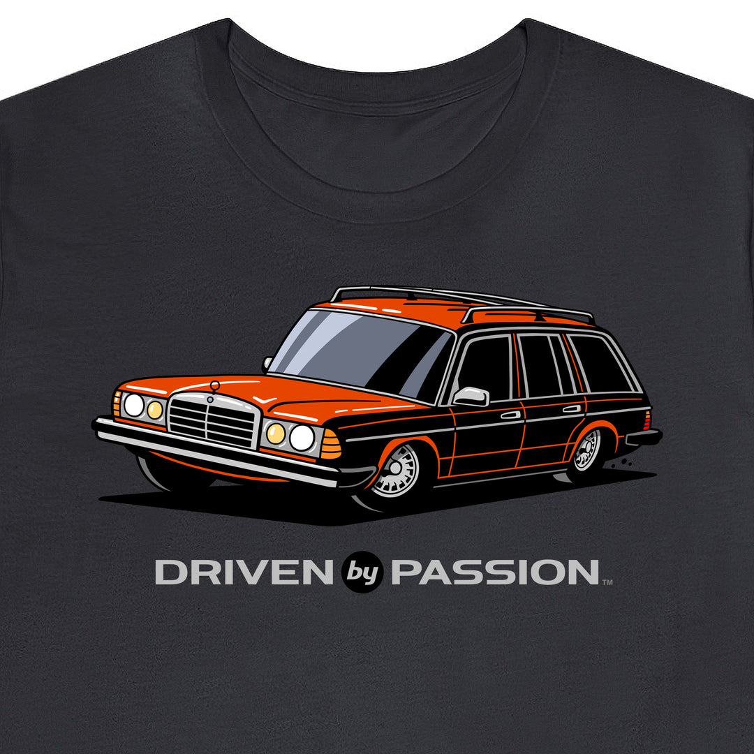 Red-Orange S123 Wagon (Bundt Wheels) T-Shirt