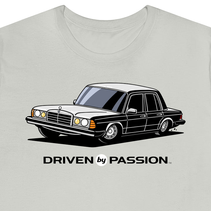 White W123 Sedan (Hubcap Wheels) T-Shirt