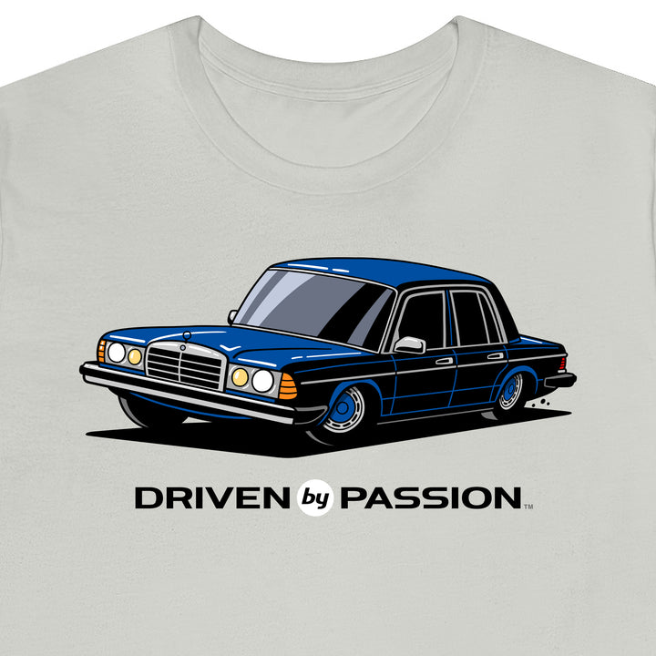 Dark Blue W123 Sedan (Hubcap Wheels) T-Shirt