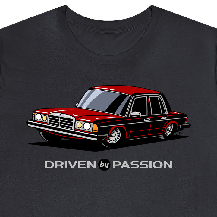 Dark Red W123 Sedan (Bundt Wheels) T-Shirt
