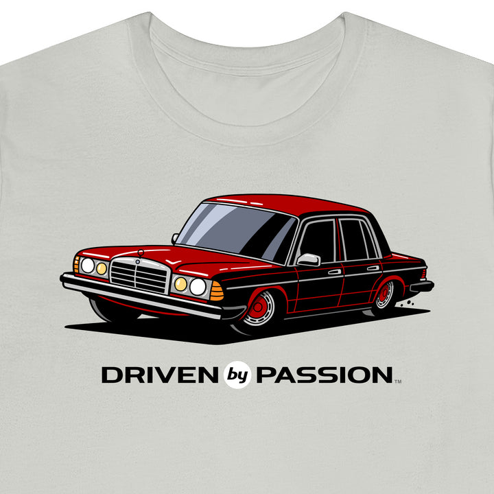 Dark Red W123 Sedan (Hubcap Wheels) T-Shirt
