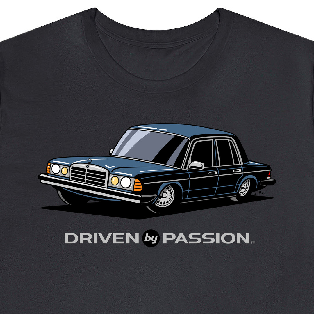Dark Silver-Blue W123 Sedan (Bundt Wheels) T-Shirt