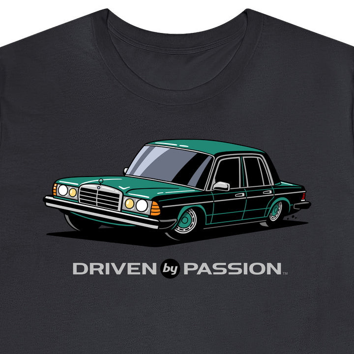 Dark Teal W123 Sedan (Hubcap Wheels) T-Shirt
