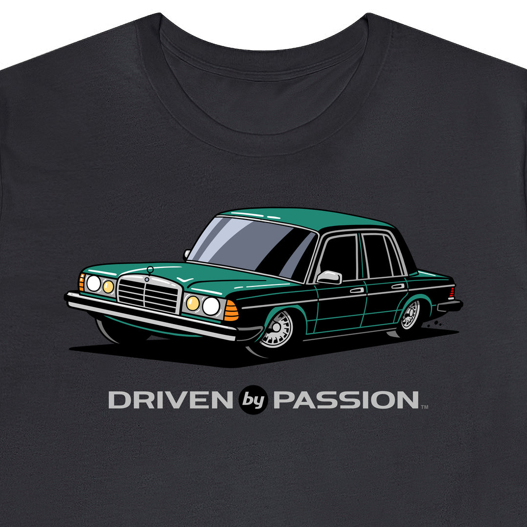 Dark Teal W123 Sedan (Bundt Wheels) T-Shirt