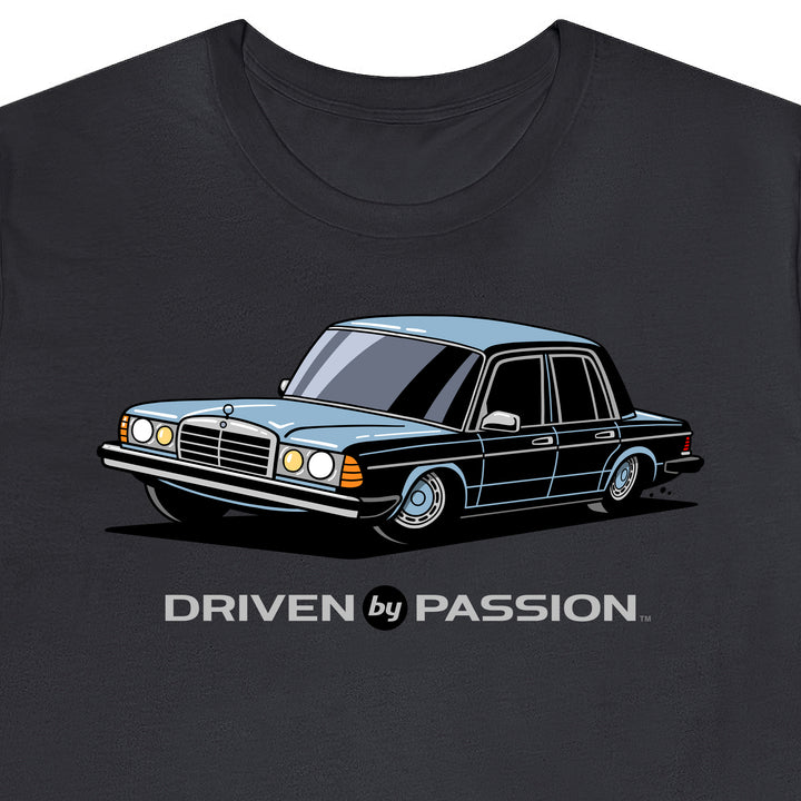 Light Silver-Blue W123 Sedan (Hubcap Wheels) T-Shirt