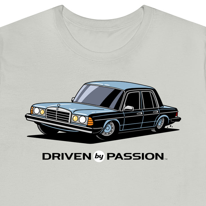 Light Silver-Blue W123 Sedan (Hubcap Wheels) T-Shirt